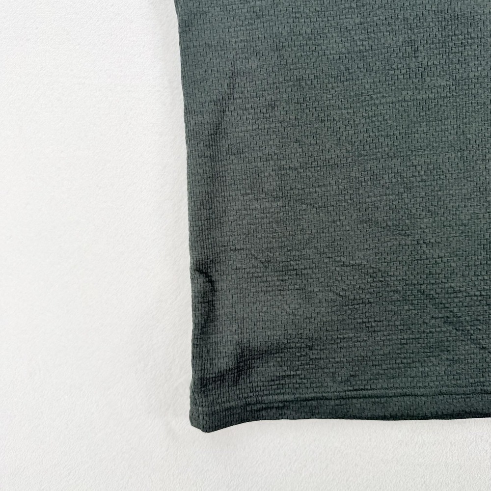 Reigning Champ Polo Shirt Mens Small Green Textured Knit Performance Canada - Picture 8 of 16